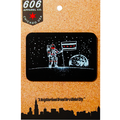Chicago Moonman Pin