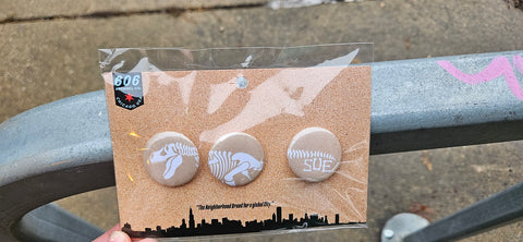 Sue Button Pin Series