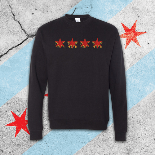 Deep Dish Star Flag Sweatshirt