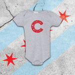 Chicago Baseball Baby Onesie