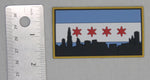 Chicago Skyline Rubber Flag Patch