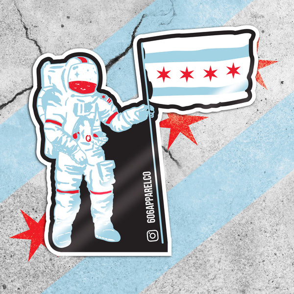 Moon Man Sticker – 606 Apparel Co.