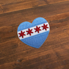 Chicago Heart Flag Patch