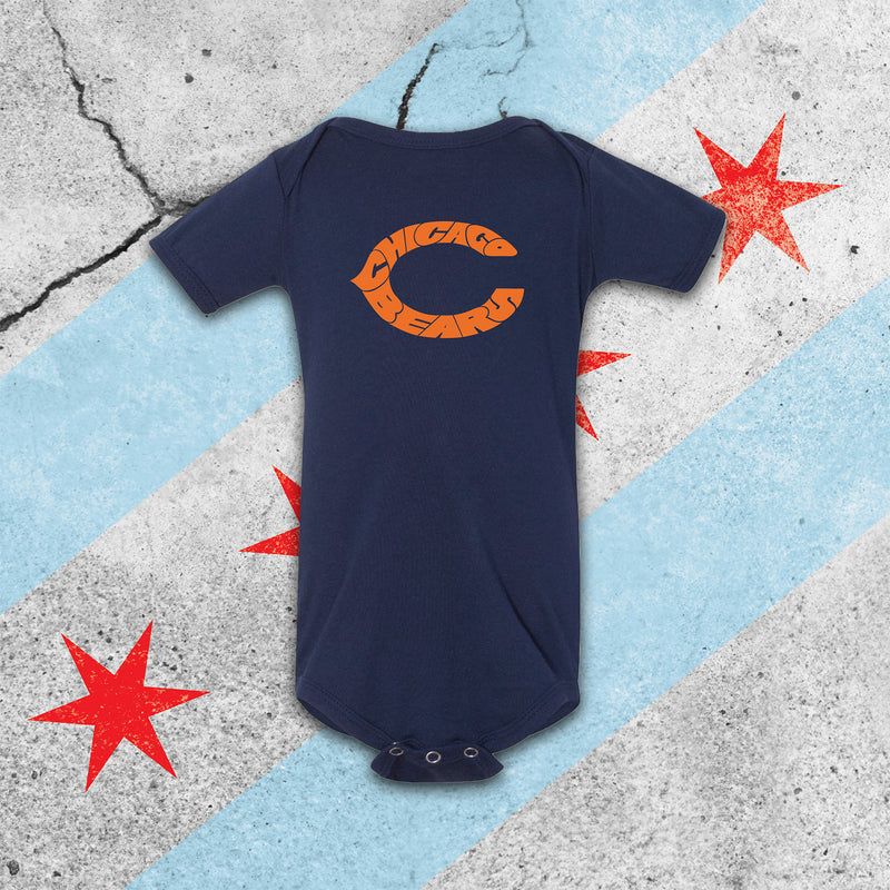 Chicago Football Baby Onesie