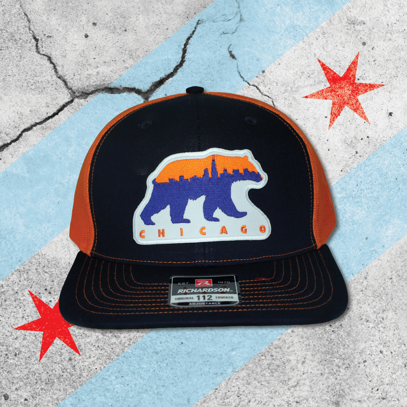 Bears Skyline Structured Trucker