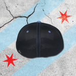 skyline rubber patch Flat BIll Hat