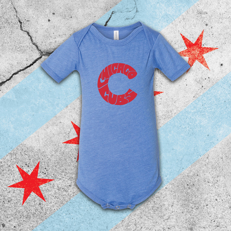 Chicago Baseball Baby Onesie