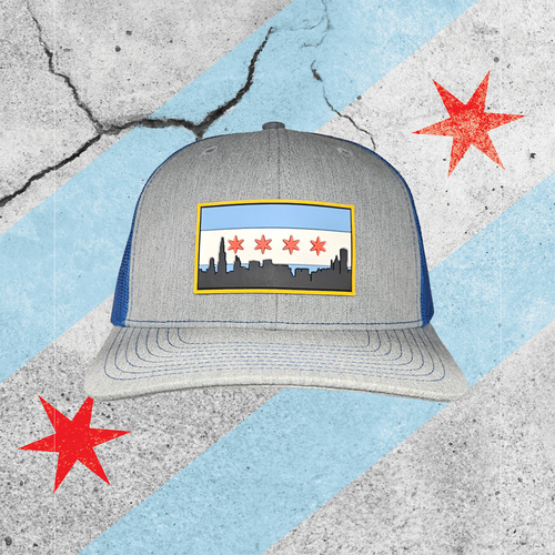Rubber Skyline Flag Cap