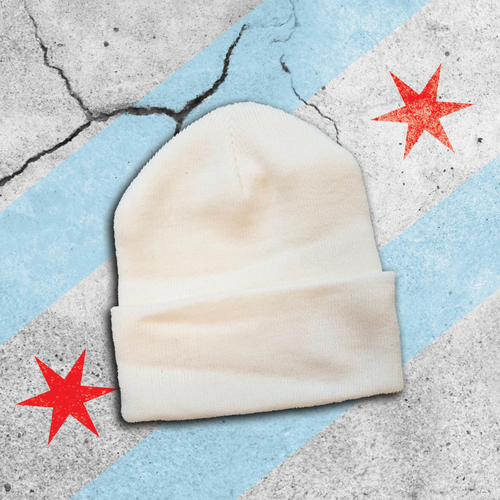 Chicago Heart Flag Beanie